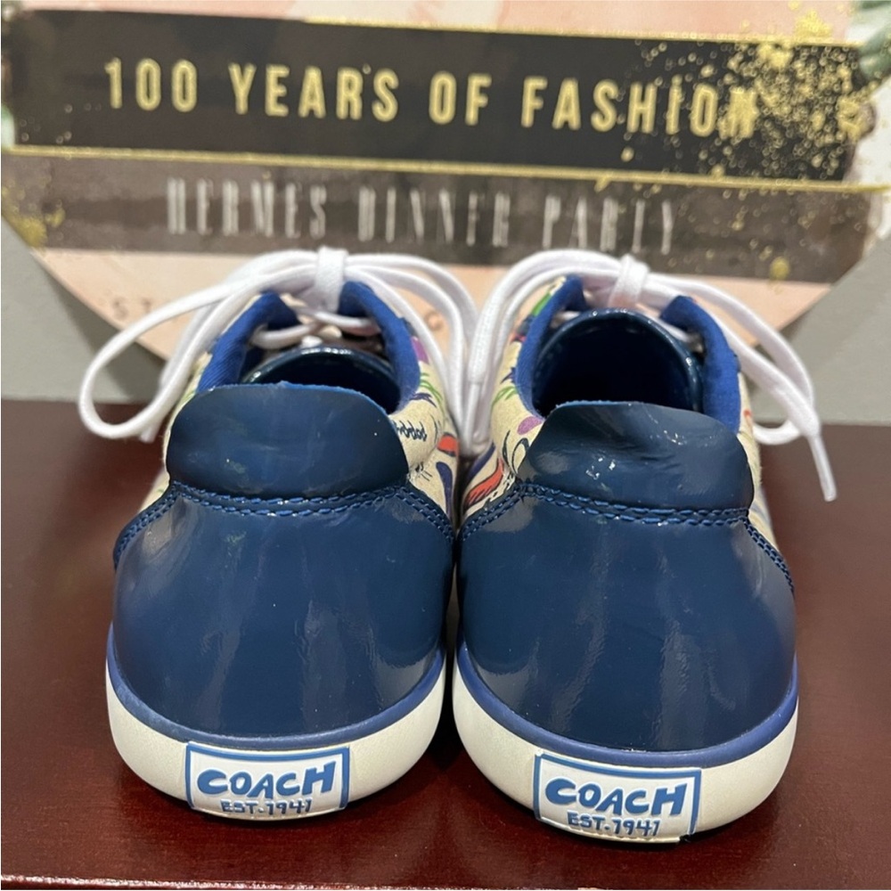 Coach Poppy Multicolor Lace Up Sneakers Size
8 EUC - Picture 3 of 8